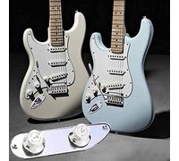 CFTGIW Plaque de Commande de Basse électrique avec Boutons pour Accessoires de Pièces de Guitare Basse 51 P avec Bouton de Plaque de Commande de électrique FacilePlaque de de BassePlaque de de à 2