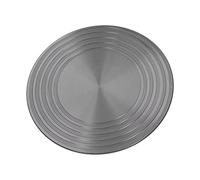 CFTGIW Plaque de Diffusion de Chaleur 24CM X 4MM, Diffuseur de Cuisinière à Gaz, Plaque Conductrice Thermique Antidérapante, Plateau de Dégivrage, en Toute sécurité et fileté la Chaleur, le Rond