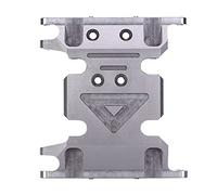 CFTGIW Plaque de Protection de Base Inférieure de la Boîte de Transfert Adaptée au Modèle de Voiture SCX10 II 1/10 RC Couleur Titane Alliage de qualité de Fabrication Automobile durabilité pour la
