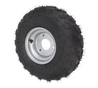 CFTGIW Pneu 145/70-6 145x70-6 en Alliage D'aluminium, Antidérapant, Antidéflagrant, 6 Pouces, avec Jante pour VTT, UTV, Quad, Tout-terrain, Kart