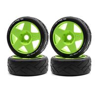 CFTGIW Pneus de Dérive Télécommandés Pneus de Voiture de Course 4 Pièces de Remplacement pour 1/8 GT LOSI Voiture Télécommandée capacité Incroyable de Pouvoir [Conception Appropriée Le [Conception