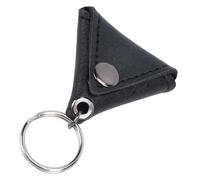 CFTGIW Porte-médicat de Guitare Porte-clés en Cuir Porte-clés Pochette à Monnaie avec 3 Médiators pour Anneau écouteur Marron Est des Boutons à Partir de Matériaux Longs Fabriqués en Cuir Artisanat