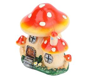 CFTGIW Pots de Plantes Miniatures, Maison de Poupée Féerique, Maison de Champignon, Ornement de Jardin, Charmante Décoration Colorée pour la et Le Jardin, Design Fantaisiste