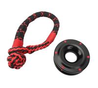 CFTGIW Poulie de Rétention de Corde à Manille Souple Combo 22 000 Lb 22 000 Lb Poulie de Rétention de Corde à Manille Souple Combo pour Tout-terrain ATV UTV Remorque Camion SUV Récupération - de de Sh