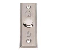 CFTGIW Presse de Sortie de Contrôle d'accès de Porte en Acier Inoxydable brossé, Réinitialisation Automatique pour Intérieur et Extérieur ou à côté du M flexible. Appuyez pour Sortir du Bouton.