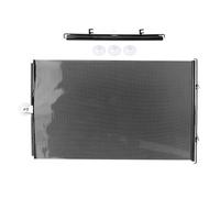 CFTGIW PVC Car Auto Rettractable Sunshade Curtain 40 * 60cm Roll Sun Shade for Side Window Shade for Carsunshade Blockcar Sunshade Curtainehade pour Carsun pour Le Soleil Carrétractable