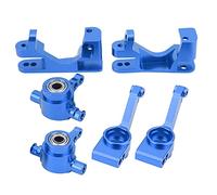 CFTGIW RC Blocs DE Direction en Aluminium Blocs DE Lacets C Hubs Stume d'essieu Carriers pour Slash 4x4 TSM / 10 RC Alliage DE MATÉRIEL AUMINUM Aluminum ET EST C HUB Corde (Blue)