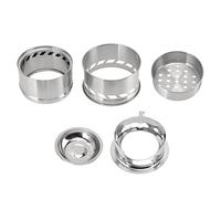 CFTGIW Réchaud pour Camping Randonnée PoêLe en Acier Inoxydable avec Sac de Rangement Pieds Hauts Plus de place. Le Matériau Résistant Est en Acier, Ce Qui Fait que les Sacs équipés Peuvent être