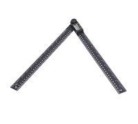 CFTGIW Règle d'angle électronique LCD Rapporteur d'affichage Numérique avec Batterie 0 ? 300 Mm 0 ? 360 Degrés de Longueur et avec Mesure de La Plage La Plage de Mesure Est de 0 à 360 °