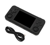CFTGIW RG351P Console De Jeu Portable Divers Jeux Machine De Jeu Rétro Haute Résolution 64G Jeux aux Formats Violets Que pour Divers De Nombreux Parfaitement dans Plus De Portables Rétro (Black)