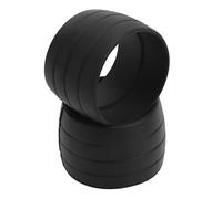 CFTGIW Road Bike Gopybar Ruban Fixation Loops Skid Silicone Handle Strap Protection Paire Sleevea Bike Green Groop Taping Fixing Loopsbike Groap-Rubar Fixation de Ringingbike Grip Grip (BLACK)