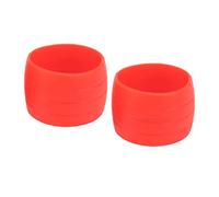 CFTGIW Road Bike Gopybar Ruban Fixation Loops Skid Silicone Handle Strap Protection Paire Sleevea Bike Green Groop Taping Fixing Loopsbike Groap-Rubar Fixation de Ringingbike Grip Grip (rouge)