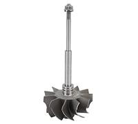 CFTGIW Roue 11 Lames Métal H1c Wh1c Ajustement pour TO4 T04 Wheelh1c Wh1tcturbo Roue Turbine Roueurbocharger Wheelauto Accessorurbine Arbre