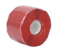 CFTGIW Ruban de Réparation en Caoutchouc de Silicone 5 M de Longueur 50 Mm de Largeur 0,8 Mm d'épaisseur Ruban d'étanchéité pour Tuyau 'eau Auto-adhésif Rouge et Laissant des Résidus 'articles