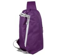 CFTGIW Sac à Bandoulière en Nylon Ultra Léger Résistant à l'eau avec Trou pour écouteurs Compagnon de Voyage pour Hommes et Femmes et Activités de Transport (Purple)