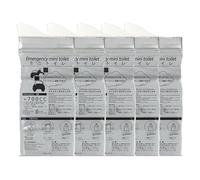 CFTGIW Sac à Urine Jetable Portable 700 Ml, Sac à Pipi de Voyage pour Voyage en Plein Air, Camping d'urgence, Urinoir pour Hommes et Femmes, Fermeture éclair, Empêche Instantanément les Liquides et