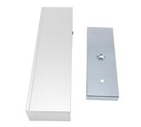 CFTGIW Serrure Magnétique électrique 1200LBS Force de Maintien 12V Sécurité Intégrée Mode NC Serrure électromagnétique Système de Contrôle d'accès à Porte Unique pour Portes en Métal, Bois et