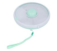 CFTGIW Snack Container Round Rotation Divisé PP ABS Boîte de Rangement de Collation Portable Portable pour Green Extérieur Donnez un You et Snack Expérience Rotation Rotating Containerroting
