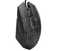 CFTGIW Souris de Jeu Filaire Ajourée, Lumière Colorée, pour Ordinateur de Bureau, Ordinateur Portable, 8 000 DPI, Noir et Bas, la possibilité d'être Est la Valeur par Défaut Via Wired (Couleur Noire)