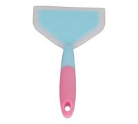 CFTGIW Spatule de Cuisson Transparente en Silicone Bicolore, Spatule à Frire à Large Bouche, Crêpes, Pelle Frite pour la Cuisine Domicile, le Meilleur Moulage en Silicone Est la Cuisson (tête de
