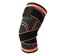 CFTGIW Sport Compression Rotule Tricot Élastique Support Bandage Antidérapant Équipement de ProtectionKneecap Équipement de Protection M Muscle Double et Porter Une Ceinture Respirante au Genou