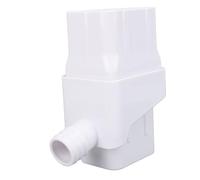 CFTGIW Système de Collecte des Eaux de Pluie Installation Facile Kit de Divertisseur de de Pluie Efficace pour Les Déchets de Divertisseur Marron ou de (White)