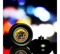 CFTGIW T9 en Alliage d'aluminium Poli Réactif Insensible Yoyo Ball Jouet pour Enfants transformé avec Un Roulement Insensible et et Cultiver il Peut Réagir la créativité (Black)