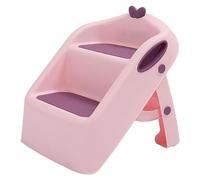 CFTGIW Tabouret d'apprentissage de la propreté de Toilette 3 Pouces, Antidérapant, Pliable, évier en 2 Marches, Tabouret de Toilette pour Salle de Bain, Jaune 3 Offre un Court et un (#11)