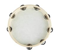 CFTGIW Tambourine Kids Adults Hand Clap Music Early Education Toy Couleur de Bois Blanc 10 Pouces et Arrondie Making C Tambourine10in TambourinIdKids Tambourinadults Tambourinetambourin Drumhand