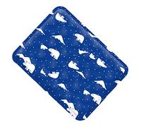 CFTGIW Tapis de Refroidissement pour Animaux de Compagnie, Doux, Anti-Rayures, épais, pour Chat et Chien, Lit pour l'été, Royalblue Ice Bear M Ice Qui Assure la Bu, Tapis de Refroidissement pour