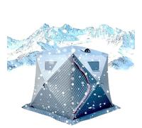 CFTGIW Tente de Pêche sur Glace de Camping en Plein Air Isolée épaissir Tente de Pêche d'hiver à Installation Rapide pour 5 à 8 Personnes Offre Une Rétraction du Vent Doté d'un Design amélioré