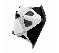 CFTGIW Tente de Pêche sur Glace épaisse à 4 Couches, Abri de Pêche d'hiver, Tente de Camping par Temps Froid pour 2 Personnes, Offre Une Rétraction du Vent Doté d'un Design amélioré avec Sa (L)