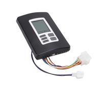 CFTGIW Thermostat Numérique de Remplacement pour Climatiseur Mach Series RV avec Système D'alimentation 12 V, écran Numérique Clair, Contrôle de la Température pour les Modes de (BLACK)