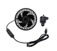CFTGIW Ventilateur de Voiture pour Bouche D’aération, 3 Vitesses Réglables, | Ventilateur de Voiture pour Bouche D’aération, Portable, Réglable à 3 Vitesses, Montage sur Bouche D’aération USB,