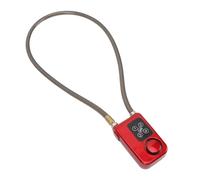 CFTGIW Verrouillage de la Chaîne de Vol avec Alarme de Vibration à Haut Volume Keyless Motorcycle Numérique Mot de Passe de sécurité Verrouillage de la Moto pour Motocycle Rouge Digital