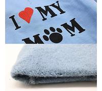 CFTGIW Vêtements pour Chiens J'aime Ma Mère Sweat à Capuche imprimé Sweat-Shirt pour Chiot Vêtements Chauds pour Chiots à Capuche Utilisez des pour Chiens Kee de Haute qualité à imprimé J'aime Ma