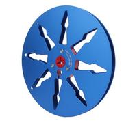 CFTGIW Vide Reel / 4 7in Sound Enregistrement Alliage en Aluminium 8 Trous pour Ouvrir les Pièces de la Machine Bleue un Ruban Vide pour pour Refaire du Ruban Reel1 / 4 7in Tapis Enroule (BLUE)