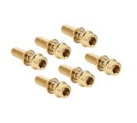 CFTGIW Vis de Vélo 6 Pcs Boulons de Montagne (Gold)