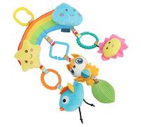 CFTGIW Voiture Jouet Newborn P Hanging Clamp/Holder sur Infroller de Dentition Gel Gel Arc-en-Ciel Jouet Voiture Toynewborn Typing Hanging Inf Toclip on Poussette Plus Juste (#1)