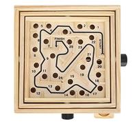 CFTGIW Wooden Maze G Board B Puzzle Gaming Touet éducatif Maze Wooden Gamewooden Maze B Gamewooden Board Gamewooden Maze Puzzle Gamewooden Gamewooden Toy qu'un Jeu Just et