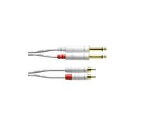 CFU1.5PC-SNOW Câble multimédia Twin Blanc