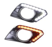 CFUNMNVBVZ Clignotant Dynamique Pour N&issan Pour X-trail Pour Xtrail T32 2014-2016 Feux Jour Avec Clignotants Phares Antibrouillard DRL 1 Jeu