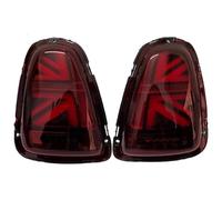 CFUNMNVBVZ Phares Route Pour M&ini Pour Cooper Pour R56 Pour R57 Pour R58 Pour R59 Lampes Clignotants Feux Voiture Arrière Ensemble(2pcs Red Clear,2007-2010 Year)