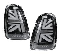 CFUNMNVBVZ Phares Route Pour M&ini Pour Cooper Pour R56 Pour R57 Pour R58 Pour R59 Lampes Clignotants Feux Voiture Arrière Ensemble(2pcs Black Clear,2011-2013 Year)