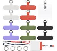 Cfus-16 Pièces Patch Pour Cordon De Téléphone Portable, 6 Couleur Patch Lanyard Téléphone Portable, Pads Lanyard Téléphone Portable Tether Tabs Patch Bande De Retenue Pour Universal Phone