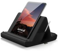 CFUX-Coussin de Support pour Tablette - Oreiller Support Tablette pour Canapé-lit, pour 2021 iPad Pro 9.7, 10.5, 12.9, iPad Air Mini 1 2 3 4, Switch, Tab, iPhone, Livre, Autre Tablette - Noir