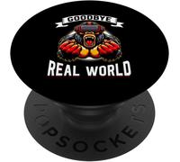 Cfux-Goodbye Real World Vr Casque De Réalité Virtuelle Pour Gamer Gorilla Popsockets Popgrip Adhésif