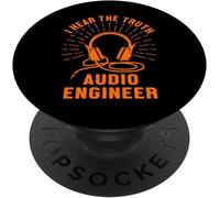 Cfux-J'entends La Vérité Ingénieur Du Son Voix Casque D'écoute Popsockets Popgrip - Support Et Grip Pour Smartphone/Tablette Avec Un Top Interchangeable