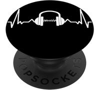 Cfux-Mon C?ur Bat Pour La Musique - Casques Popsockets Popgrip - Support Et Grip Pour Smartphone/Tablette Avec Un Top Interchangeable