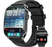 CFUX-Montre Connect¿¿e Femme Homme,1.91'' ¿¿cran Incurv¿¿ avec Appels Bluetooth,120+ Sportifs Montre Sport avec Moniteur Sommeil/Fr¿¿quence Cardiaque/Podom¿¿tre,Etanche IP67 Smartwatch pour Android i